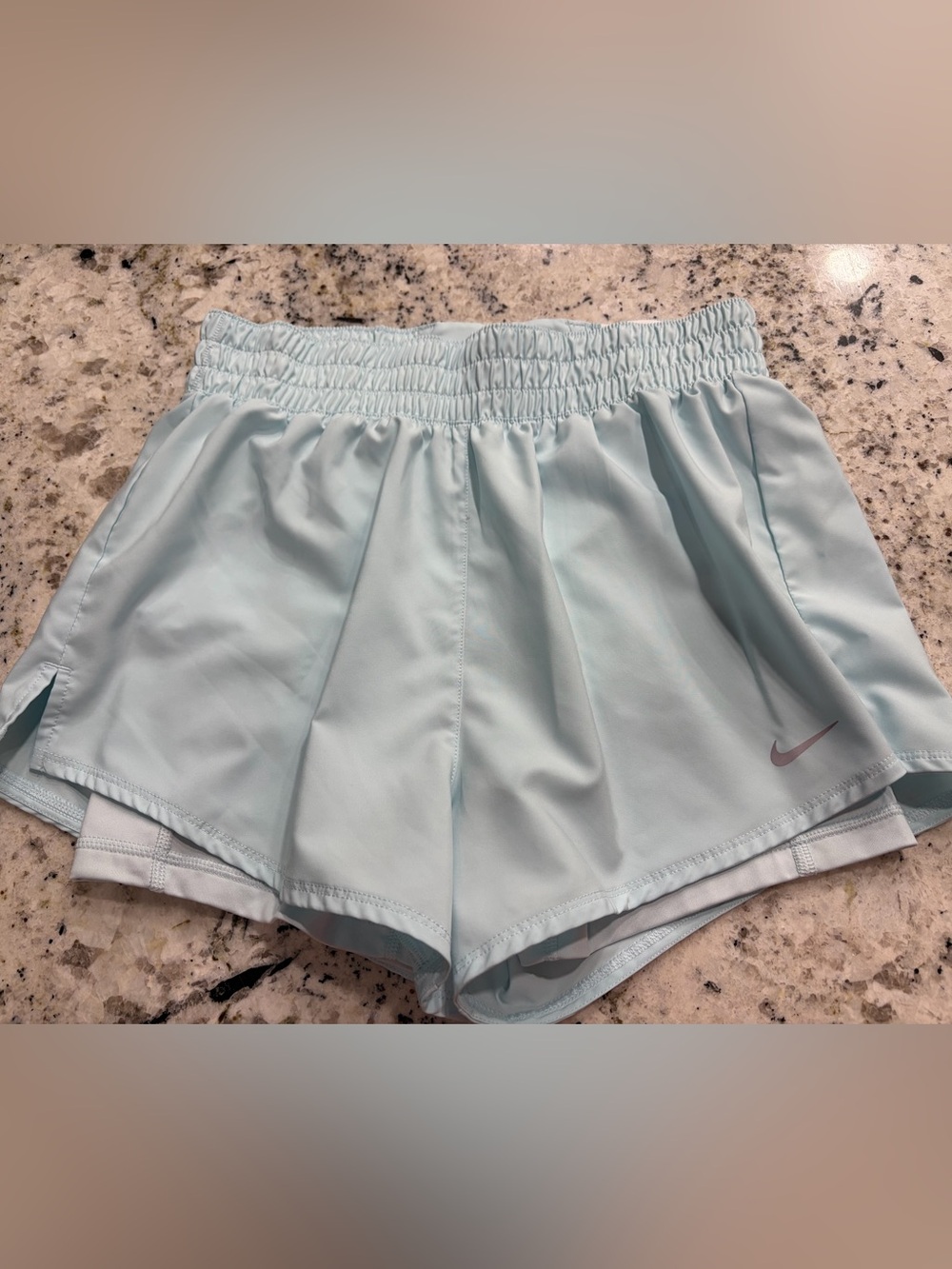 Nike Light Blue Women’s Athletic Shorts